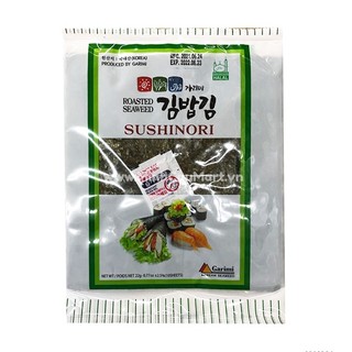 Lá rong biển cuộn cơm sushinori garimi gói 10 lá/ rong biển cuộn sushi kimbap/ rong biển cuốn cơm