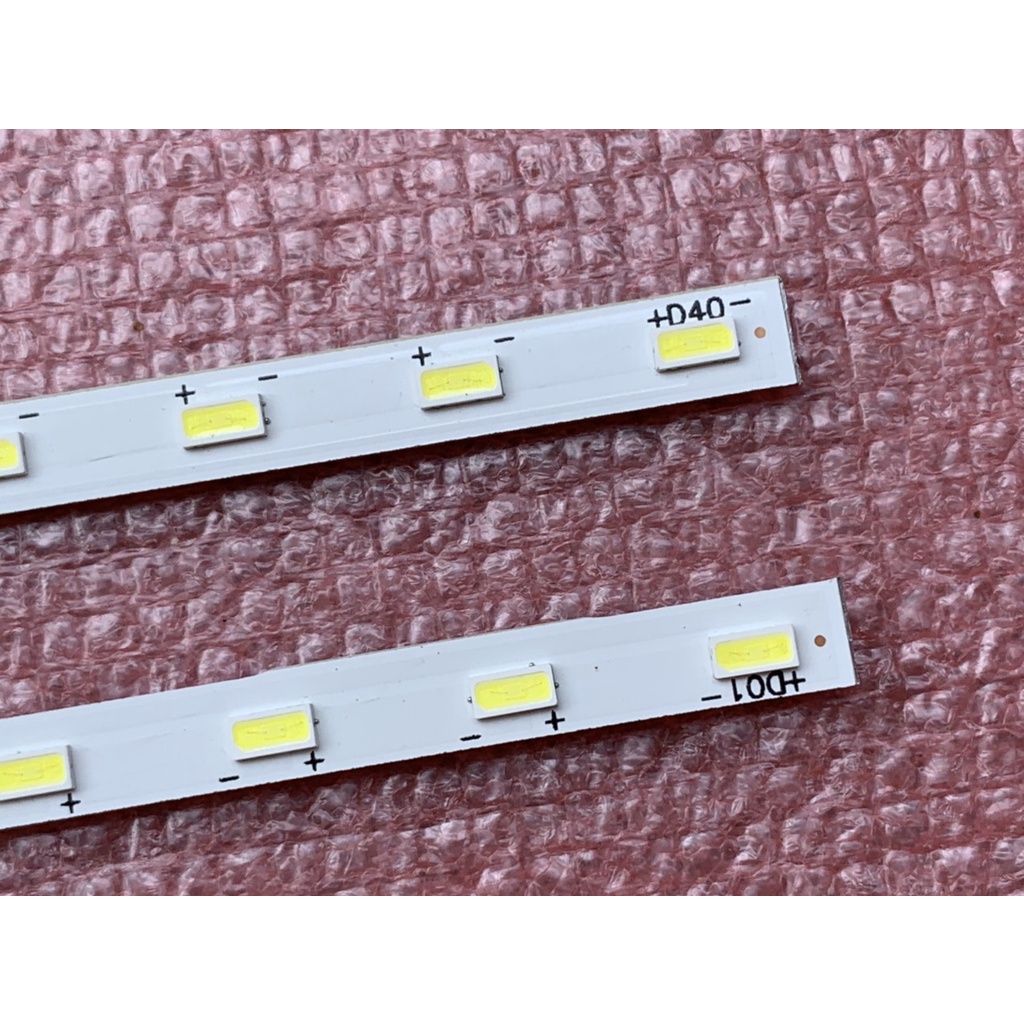 THANH LED TIVI SONY 42W700B 42W674A HÀNG MỚI 100% BỘ 2 THANH MỖI THANH 40 BÓNG mỗi bóng 3V DÀI 46,5cm