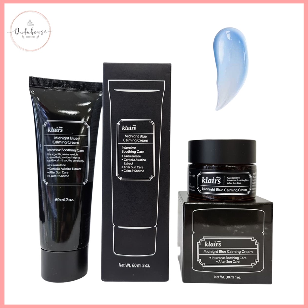 Kem Dưỡng Đêm Phục Hồi Da Klairs Midnight Blue Calming Cream 30ml