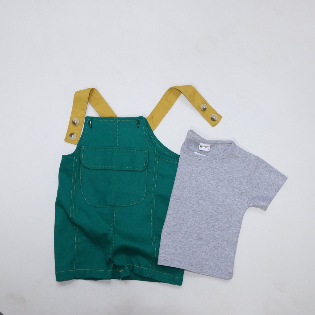 Combo áo + yếm siêu dễ thương cho bé trai bé gái Hokiha Kid size 5-13kg TE200 & TE202