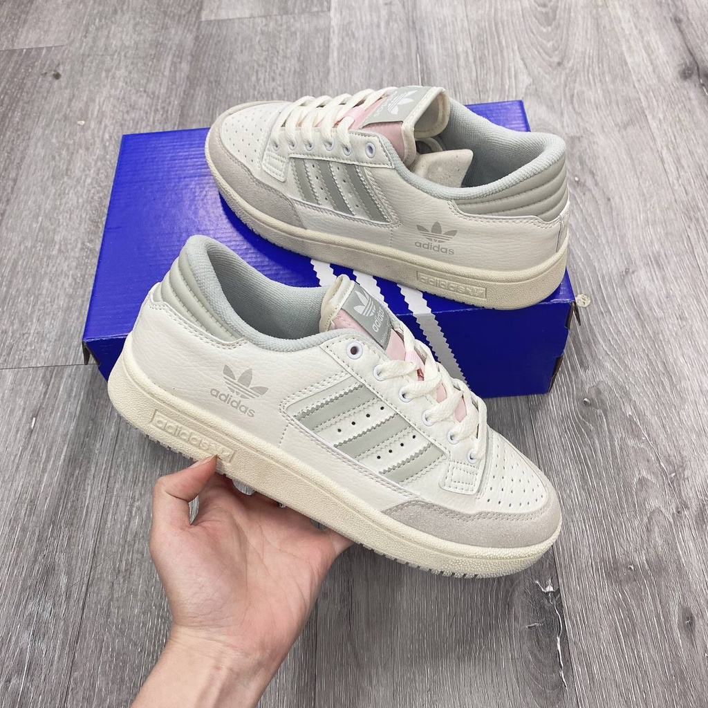 Giày thể thao nam nữ adidas Forum low 85 , Das forum màu trắng kem 2022 full box