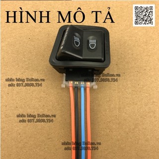 Giắc ghim chân nối công tắc xi nhan, còi, đề xe máy