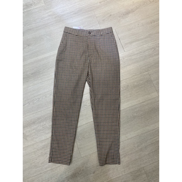 Quần Baggy Công Sở Kẻ Caro Màu Mới LÁ IN HOA Xanh Than, Nâu Ghi, Nâu Ghi Caro, Kẻ Đen, Nâu Xanh Kẻ Nhí, Kẻ Ghi Sáng