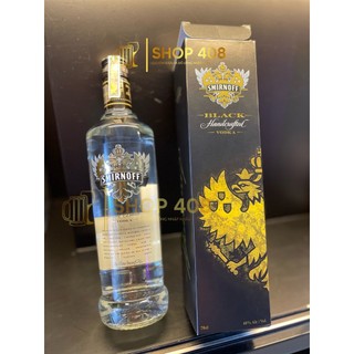 Rượu Smirnoff Vodka Black 700ml - hàng công ty