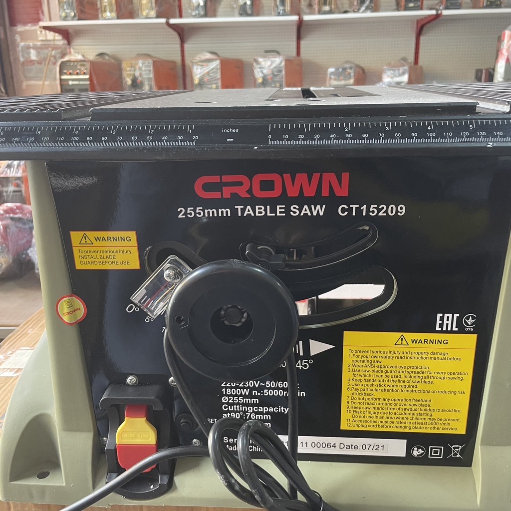Máy cưa bàn CROWN CT 15209
