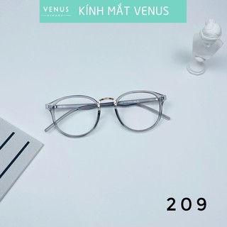 Gọng kính cận nhựa dẻo VENUS dáng mắt tròn 209 - Lắp mắt cận theo yêu cầu