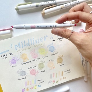 [MILDLINER HIGHLIGHT] Bút đánh dấu highlight