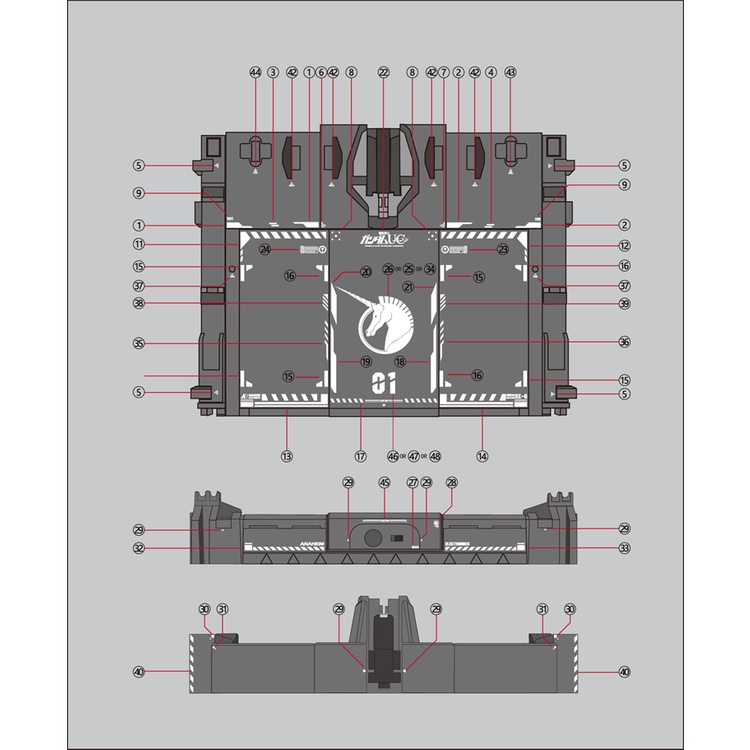 Decal nước cho Base PG Unicorn - Banshee - Phenex
