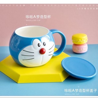 Cốc hình doreamon, cốc cafe doreamon