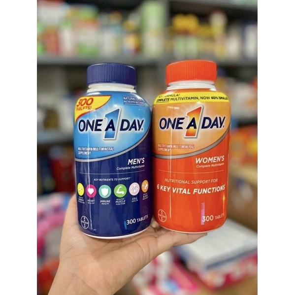 (Sale date 8-9/23) Vitamin tổng hợp One a day Men/Women 300 viên