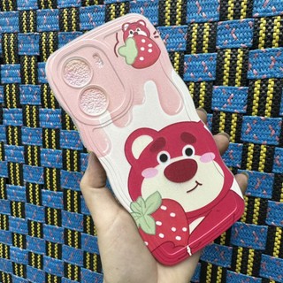Ốp lưng Vivo Y16 dẻo gấu dâu lotso siêu dễ thương bảo vệ camera