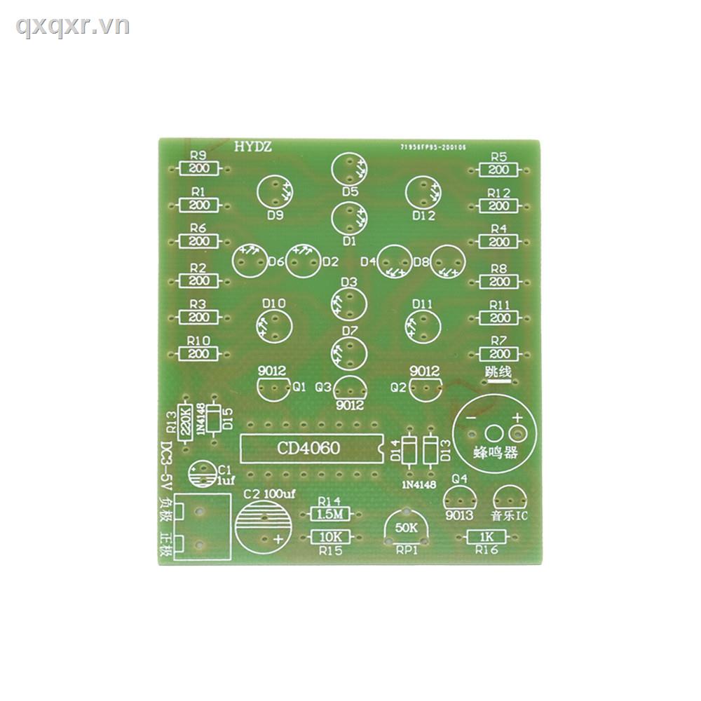 Bộ Đèn Lồng Điện Tử Cd4060 Có Nhạc Dùng Để Luyện Tập DIY