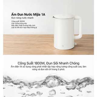 Ấm đun nước siêu tốc Deerma/ Ấm đun nước siêu tốc N1