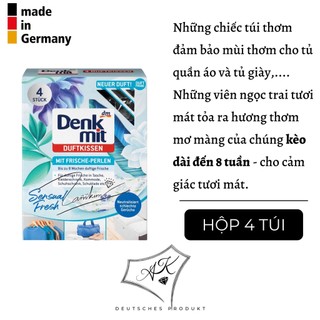 [ Hàng Đức ] THƠM TỦ QUẦN ÁO DENKMIT DUFTKISSEN - hàng nội địa Đức - hộp 4 viên