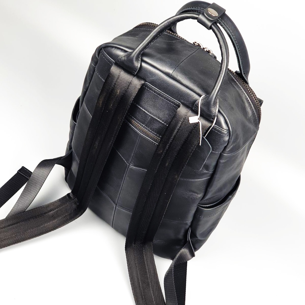 [Freeship] Ba lô nam da bò thật BP406 (Đen) - 100% da thật, BH 3 năm | BigBuy360 - bigbuy360.vn