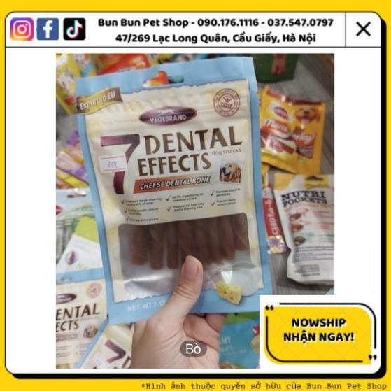 [Mã PET20K giảm 20K đơn 250K] Xương gặm cho chó Dental Bone Snack - sạch răng, thơm miệng, bổ sung canxi - 60gr