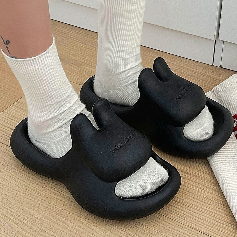 Dép Đi Trong Nhà Chống Trượt Hình Thỏ Dễ Thương Cho Nữ