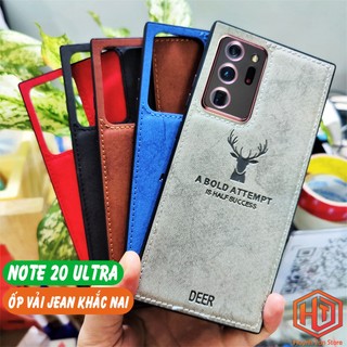 Ốp lưng note 20 ultra note 10 plus note 9 note 8 s8 plus s9 chống bám vân tay hình Nai 3D nhiều màu sắc