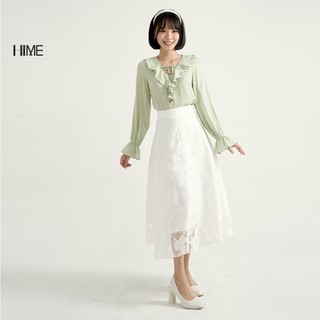 Áo cổ bèo đan dây HIME H065