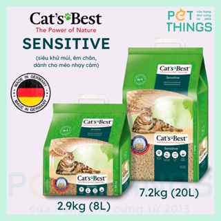 Cát Gỗ Cat s Best Sensitive 2.9 7.2kg cho mèo nhạy cảm