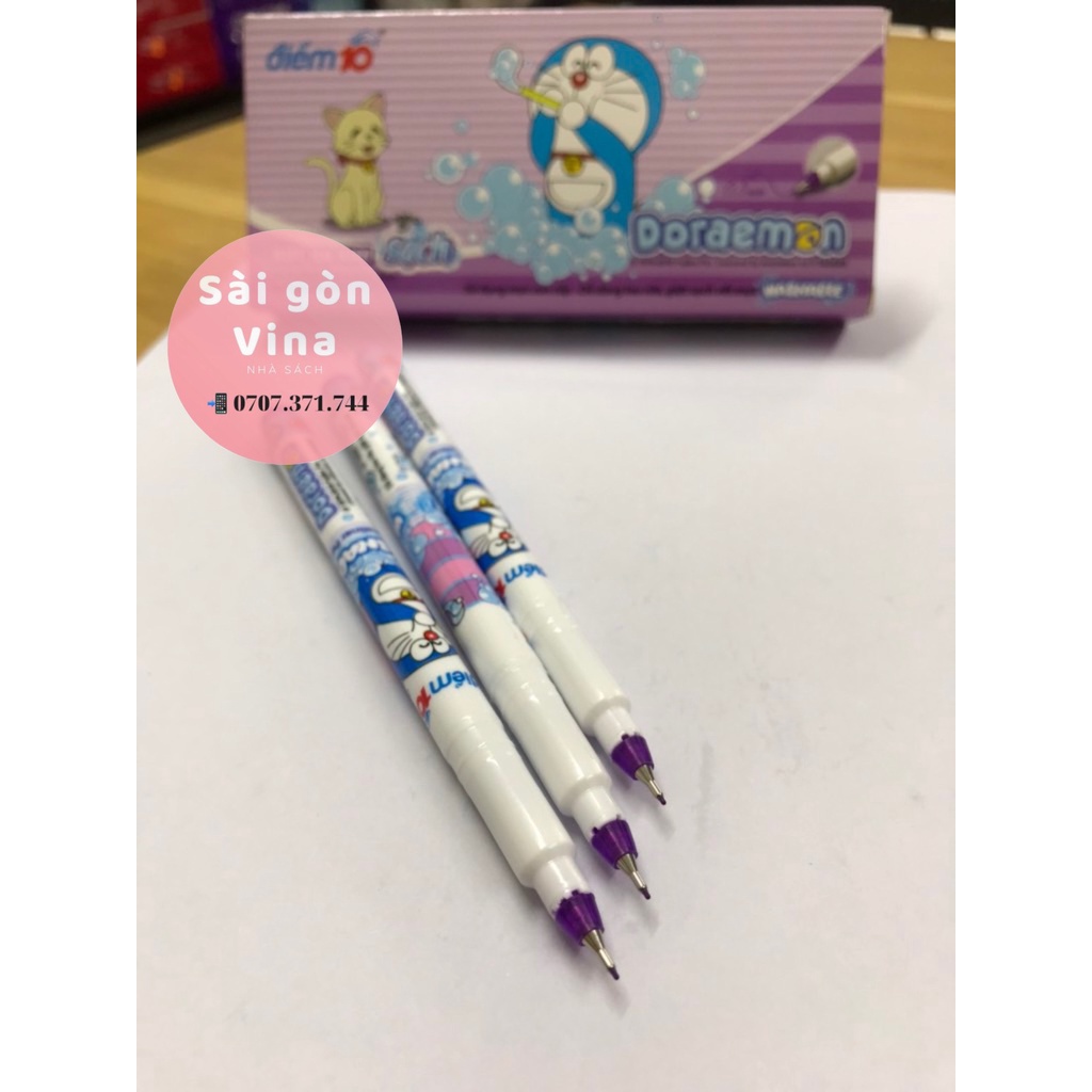 * Bút Lông Kim Doremon TP-FL08/DO Tím ( Hộp 10 cây)