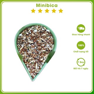 Hạt trộn cho chim cu gáy Minibica thức ăn cho chim phụ kiện lồng chim CC16