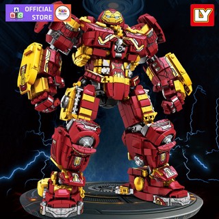 Đồ chơi lắp ráp mô hình trưng bày robot hulk buster iron man trong avengers ly76079 với 1800+ pcs