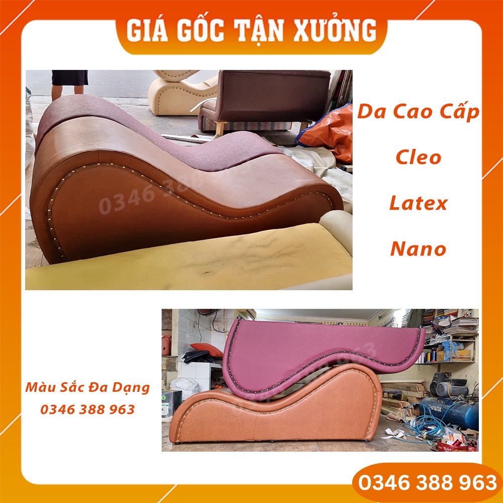 [Sản Xuất Theo Yêu Cầu] Ghế Tình Yêu Màu Tím, Ghế Tình Yêu Da Cao Cấp (làm quà tặng đám cưới) | BigBuy360 - bigbuy360.vn