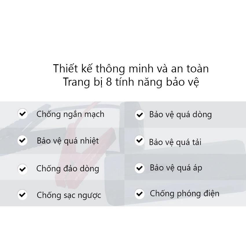 Bộ Kích Điện Ắc Quy Xe Ô Tô Đa Năng Kiêm Pin Dự Phòng Xiaomi 70 Mai Midrive PS01/PS06 Bảo Hành 24 Tháng