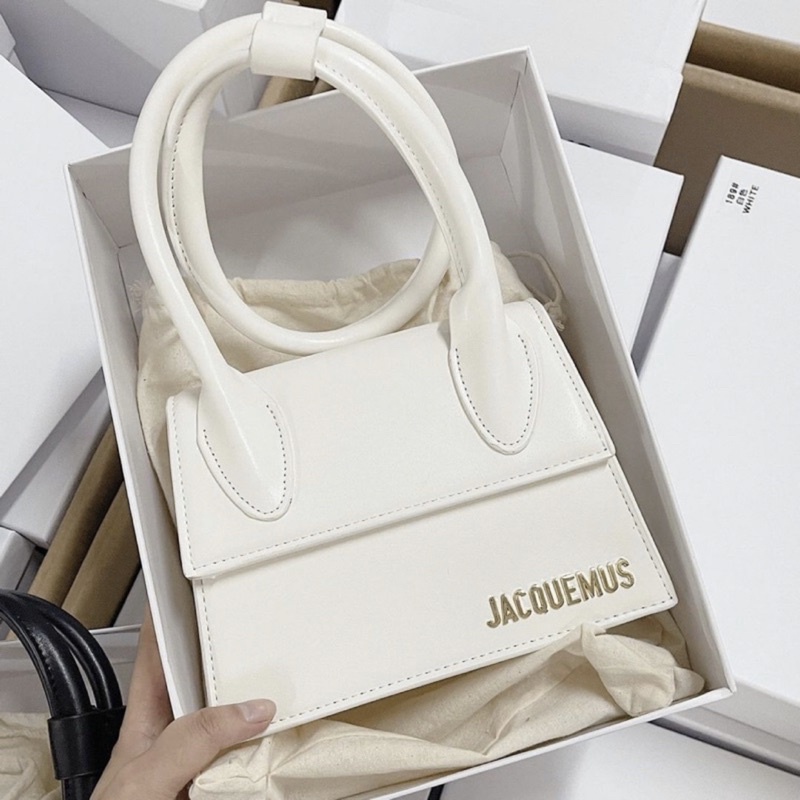 Túi xách nữ Jacquen Size 14-17-20 quai tròn xách tay chuẩn đẹp