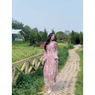 Váy voan tơ chun eo siêu xinh