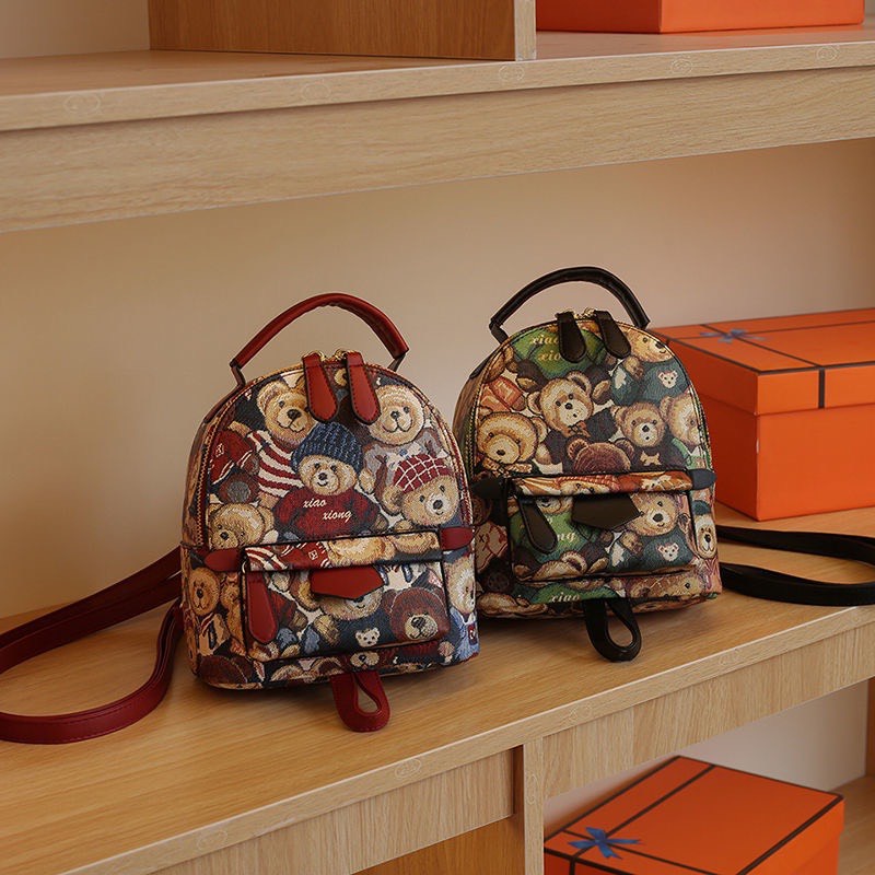 Balo gấu hồng thời trang hàn quốc.