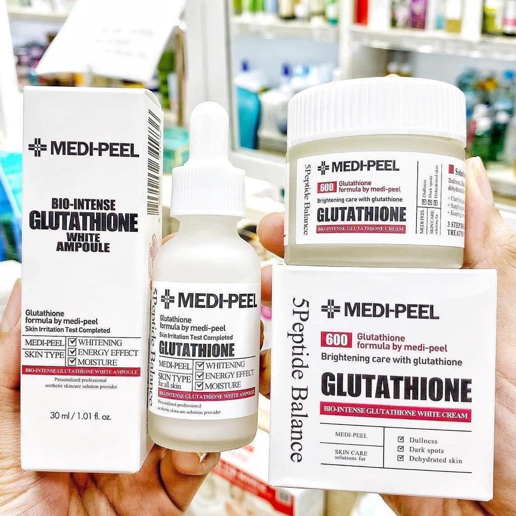 BỘ ĐÔI KEM VÀ SERUM GLUTATHIONE MEDI PEEL