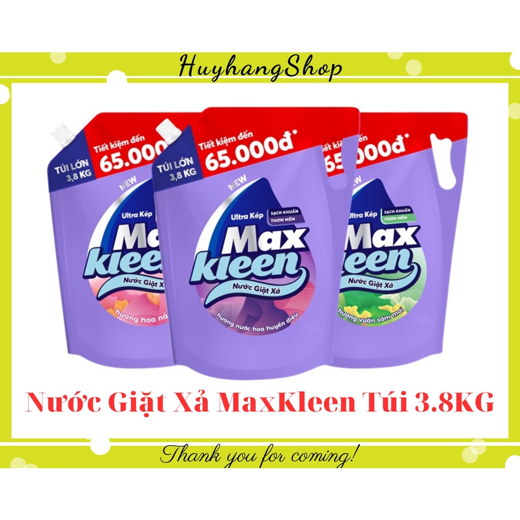 Nước Giặt Xả Maxkleen 3.8kg | Huyhangshop