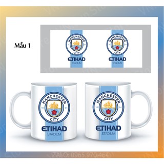 Ly Sứ, Cốc Sứ in Logo CLB Bóng Đá Manchester City - Ly Sứ Cốc Sứ in Hình Ảnh, Logo Theo Yêu Cầu