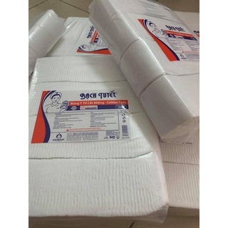 Bông tẩy trang, Bông bách tuyết cắt miếng 7x7 gói 500gr