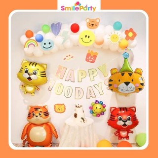 Bóng bay hình con hổ trang trí sinh nhật trang trí thôi nôi SmileParty