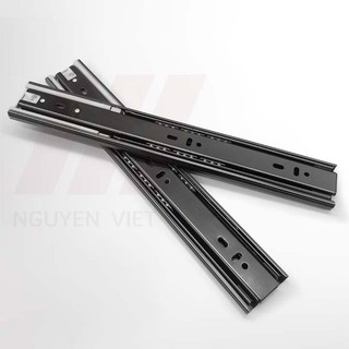 Ray bi giảm chấn màu đen cao cấp dành cho ngăn kéo tủ