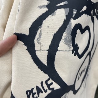 Áo thun cotton in "Thỏ PEACE" (ảnh thật shop tự chụp)