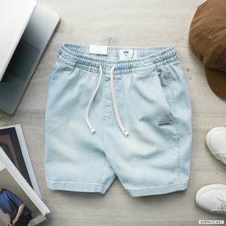 Quần short jeans BTM Studios cạp chun co giãn - 12.460.1