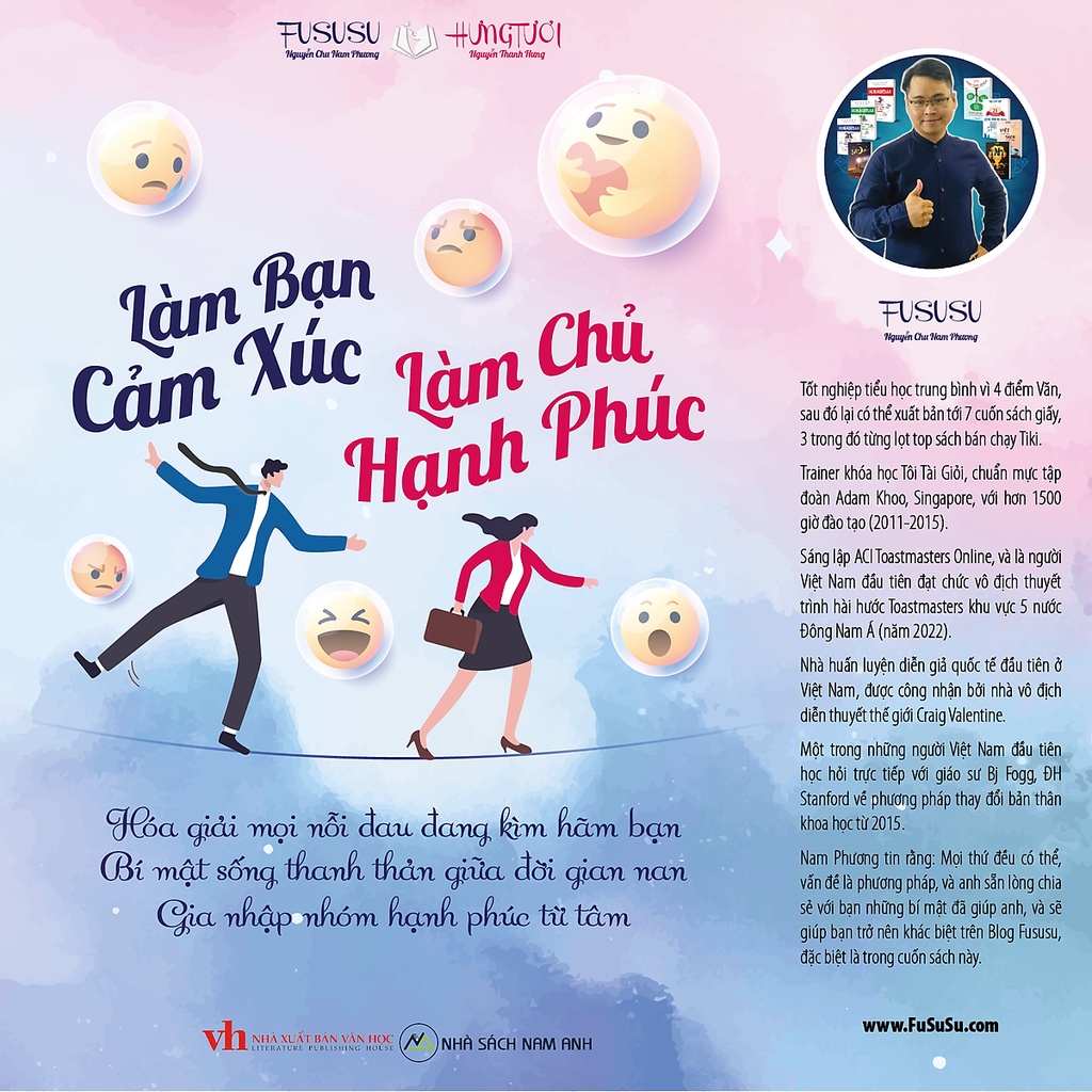 Sách - Làm Bạn Cảm Xúc Làm Chủ Hạnh Phúc - Nhà sách Nam Anh