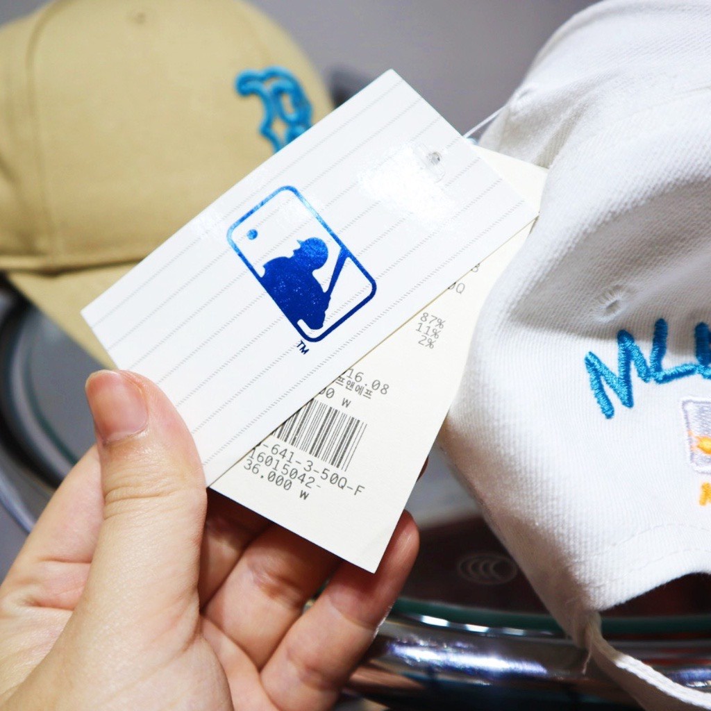 Mũ lưỡi trai unisex M.L.B. chất liệu vải Canvas, Nón lưỡi trai hàn Quốc đẹp NMLB