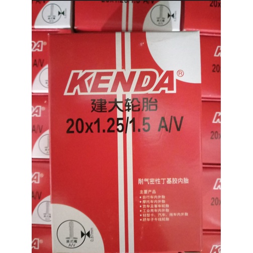 Săm ruột kenda 20x1.25/1.5 AV 32L
