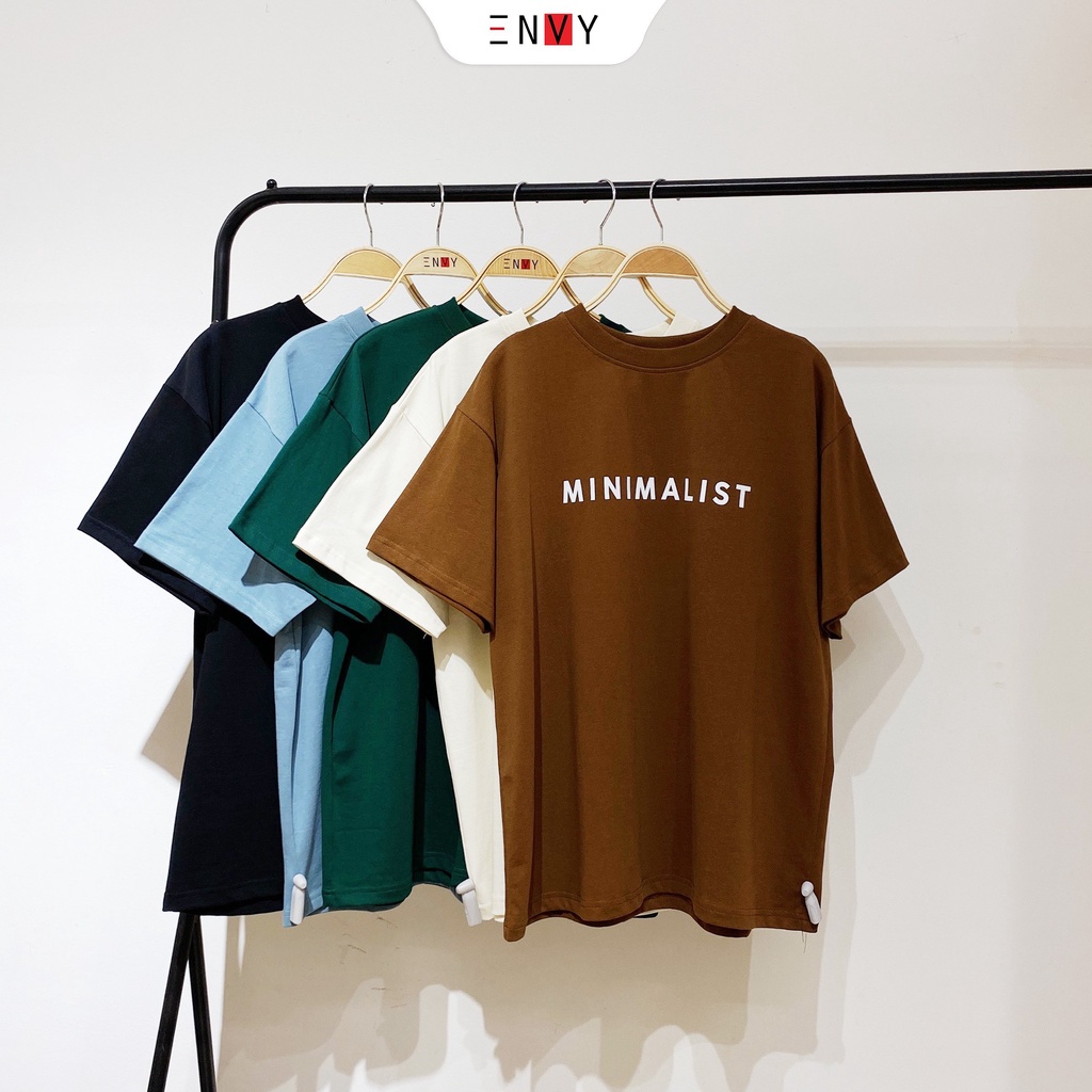 Áo thun unisex nam nữ MINIMALIST ENVY AT133 form rộng