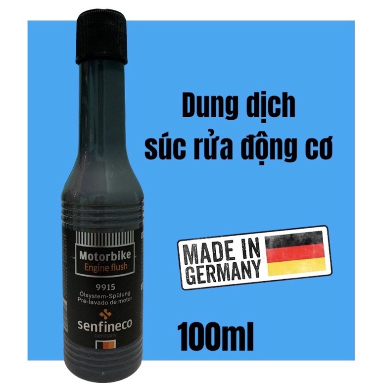 Dung Dịch Súc Rửa Động Cơ, Vệ Sinh Nhớt Cũ Senfineco 9915 Engine Flush 100ml