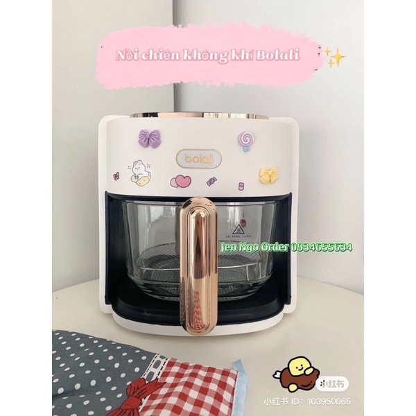 Chính hãng - Nồi chiên không khí Bolali 4,5L
