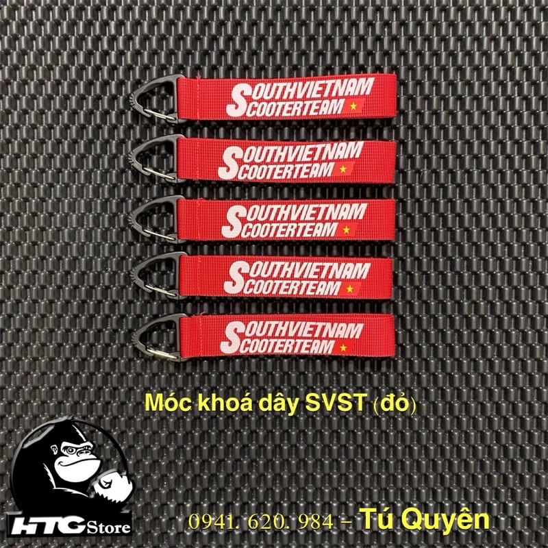 Móc Khoá Dây South VietNam Scooter Team (màu đỏ) siêu tiện lợi khi sử dụng, chất liệu an toàn và đẹp mắt