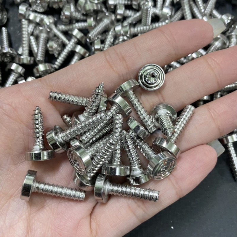 Ốc kiểu 4li răng xoắn mẫu Thái chuẩn inox 304 chuyên bắt dàn áo vario,vision,ab và một số vị trí khác