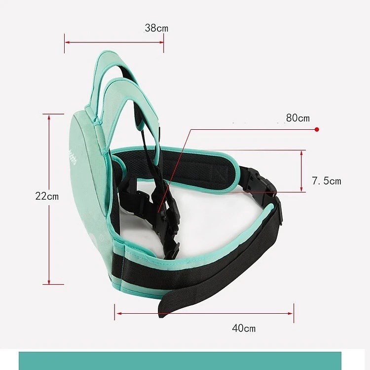 Đai xe máy cho bé từ 1-10 tuổi, dây đai an toàn cho bé ngồi xe máy, dày dặn họa tiết đáng yêu - Orgavil