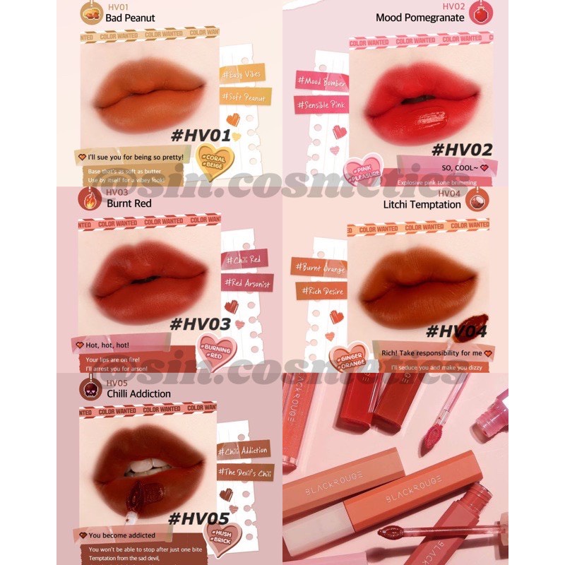 Son Black Rouge Half N Half Water Velvet